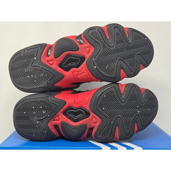 Adidas Crazy 8 BLACK RED D74581 Size 10 WORN main image 6